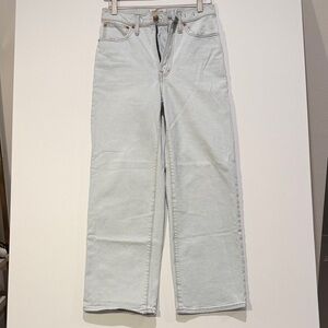 Madewell The Perfect Vintage Wide-Leg Crop Jean Size 25